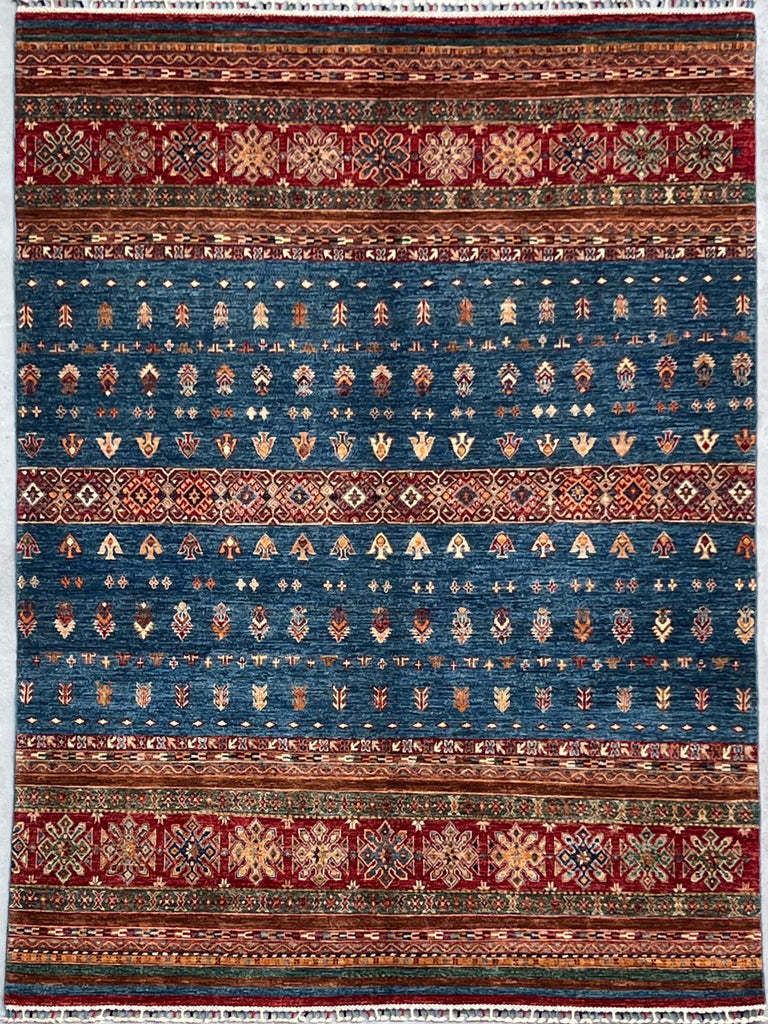Handmade Afghan Kharjeen rug - ENR308299