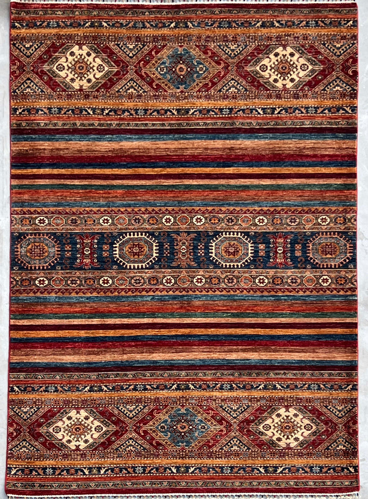 Handmade Afghan Kharjeen rug - ENR308302