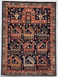 Handmade Afghan Choeb Rang rug - ENR308339