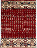 Handmade Afghan Kharjeen rug - ENR308366
