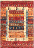 Handmade Afghan Loribaft rug - ENR308397