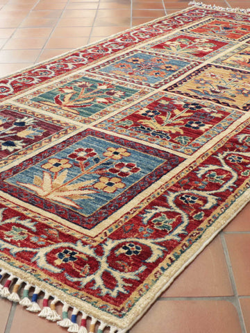 Handmade Afghan Bakhtiar runner - 308411