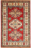 Handmade fine Afghan Kazak rug - ENR308491