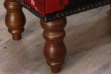 Small handmade Moldovan kilim stool - 308589