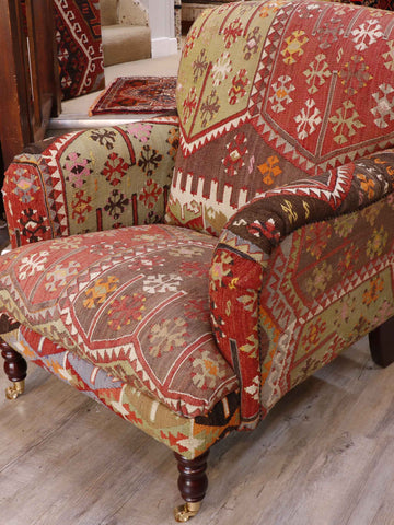 Handmade Turkish kilim Howard Chair - 308606
