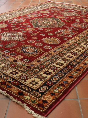 Handmade Afghan Kazak rug - 308691