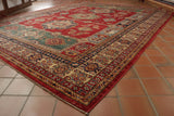 Handmade Afghan Kazak carpet - 308711