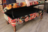 Handmade Kilim covered ottoman - 308939